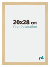 Mura MDF Photo Frame 20x28cm Maple Decor Front Size | Yourdecoration.co.uk