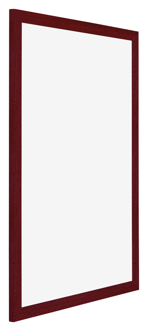 Mura MDF Photo Frame 20x28cm Winered Wiped Front Oblique | Yourdecoration.co.uk