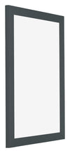 Mura MDF Photo Frame 20x30cm Anthracite Front Oblique | Yourdecoration.co.uk