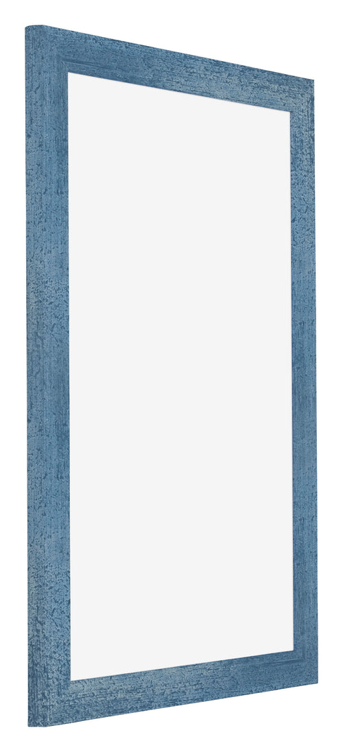 Mura MDF Photo Frame 20x30cm Bright Blue Swept Front Oblique | Yourdecoration.co.uk