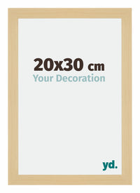 Mura MDF Photo Frame 20x30cm Maple Decor Front Size | Yourdecoration.co.uk