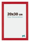Mura MDF Photo Frame 20x30cm Red Front Size | Yourdecoration.co.uk