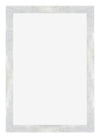 Mura MDF Photo Frame 20x30cm Silver Glossy Vintage Front | Yourdecoration.co.uk