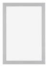 Mura MDF Photo Frame 20x30cm Silver Matte Front | Yourdecoration.co.uk
