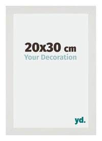 Mura MDF Photo Frame 20x30cm White Matte Front Size | Yourdecoration.co.uk
