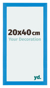 Mura MDF Photo Frame 20x40cm Bright Blue Front Size | Yourdecoration.co.uk