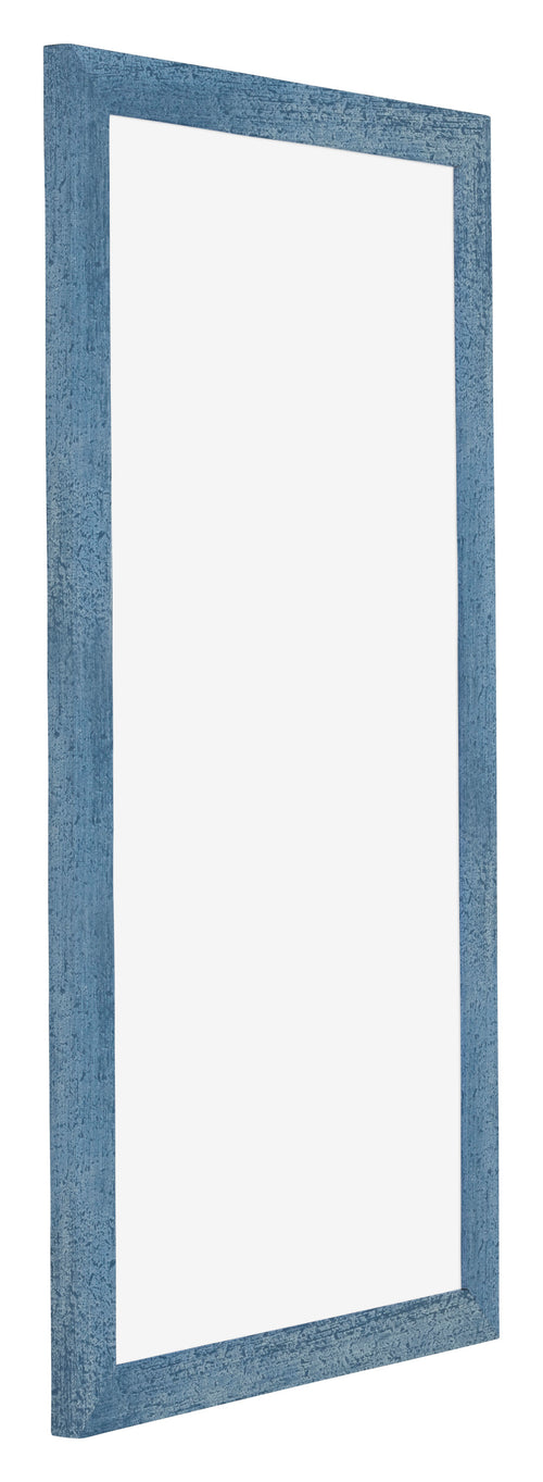 Mura MDF Photo Frame 20x40cm Bright Blue Swept Front Oblique | Yourdecoration.co.uk