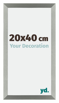 Mura MDF Photo Frame 20x40cm Champagne Front Size | Yourdecoration.co.uk