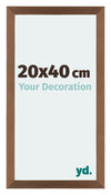 Mura MDF Photo Frame 20x40cm Copper Design Front Size | Yourdecoration.co.uk