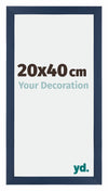 Mura MDF Photo Frame 20x40cm Dark Blue Swept Front Size | Yourdecoration.co.uk
