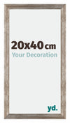 Mura MDF Photo Frame 20x40cm Metal Vintage Front Size | Yourdecoration.co.uk