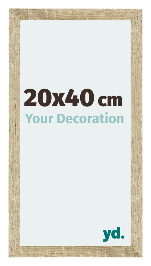 Mura MDF Photo Frame 20x40cm Sonoma Oak Front Size | Yourdecoration.co.uk