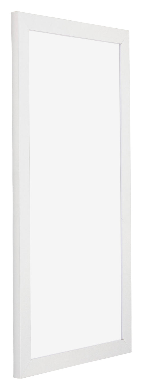 Mura MDF Photo Frame 20x40cm White High Gloss Front Oblique | Yourdecoration.co.uk