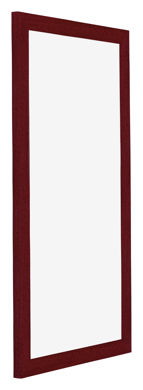 Mura MDF Photo Frame 20x40cm Winered Wiped Front Oblique | Yourdecoration.co.uk