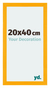 Mura MDF Photo Frame 20x40cm Yellow Front Size | Yourdecoration.co.uk
