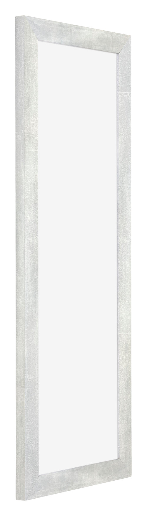 Mura MDF Photo Frame 20x60 Silver Matte Front Oblique | Yourdecoration.co.uk