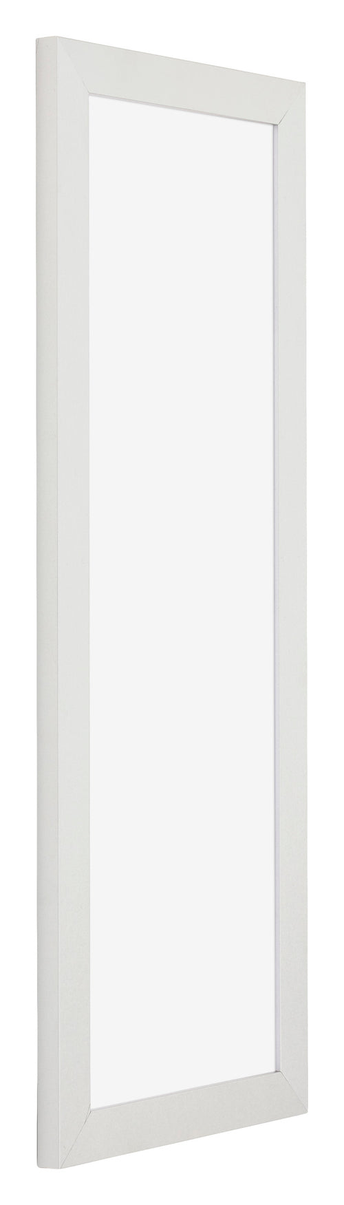 Mura MDF Photo Frame 20x60 White Matte Front Oblique | Yourdecoration.co.uk