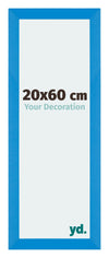 Mura MDF Photo Frame 20x60cm Bright Blue Front Size | Yourdecoration.co.uk