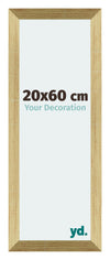 Mura MDF Photo Frame 20x60cm Gold Shiny Front Size | Yourdecoration.co.uk