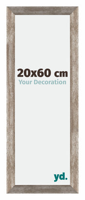 Mura MDF Photo Frame 20x60cm Metal Vintage Front Size | Yourdecoration.co.uk