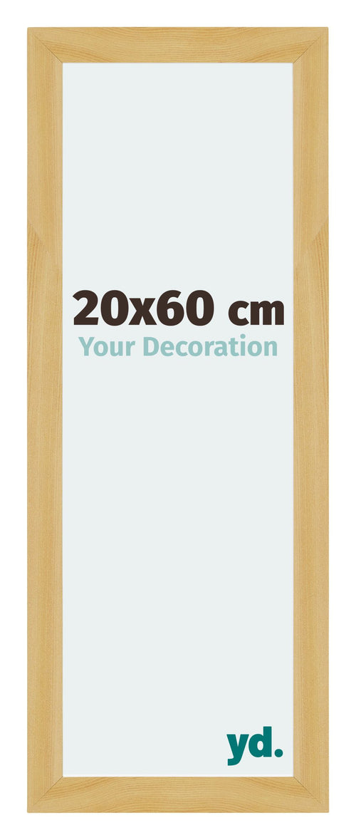 Mura MDF Photo Frame 20x60cm Pine Design Front Size | Yourdecoration.co.uk