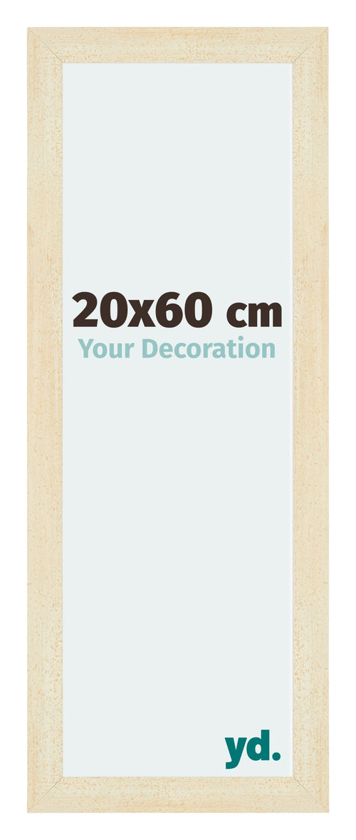 Mura MDF Photo Frame 20x60cm Sand Wiped Front Size | Yourdecoration.co.uk