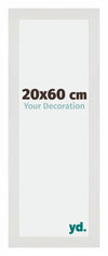 Mura MDF Photo Frame 20x60cm White Matte Front Size | Yourdecoration.co.uk
