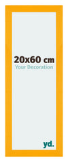 Mura MDF Photo Frame 20x60cm Yellow Front Size | Yourdecoration.co.uk