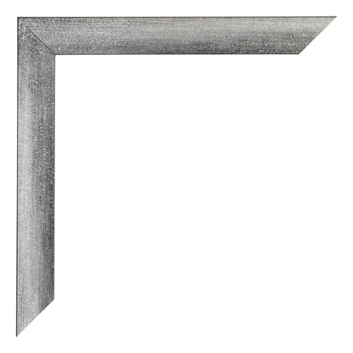 Mura MDF Photo Frame 21x29 7cm A4 Gray Wiped Detail Corner | Yourdecoration.co.uk