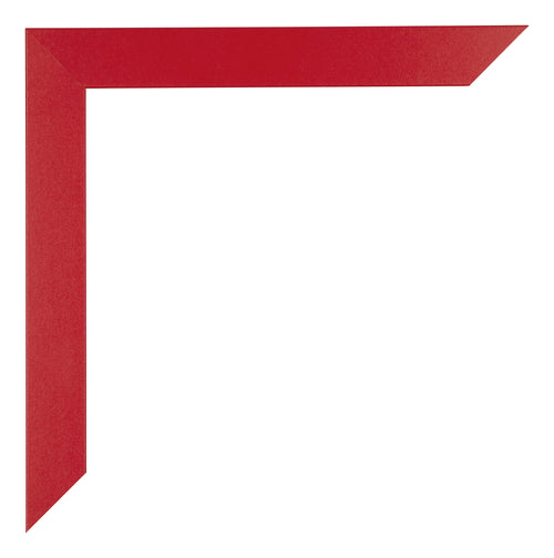Mura MDF Photo Frame 21x29 7cm A4 Red Detail Corner | Yourdecoration.co.uk