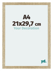 Mura MDF Photo Frame 21x29 7cm A4 Sonoma Oak Size | Yourdecoration.co.uk