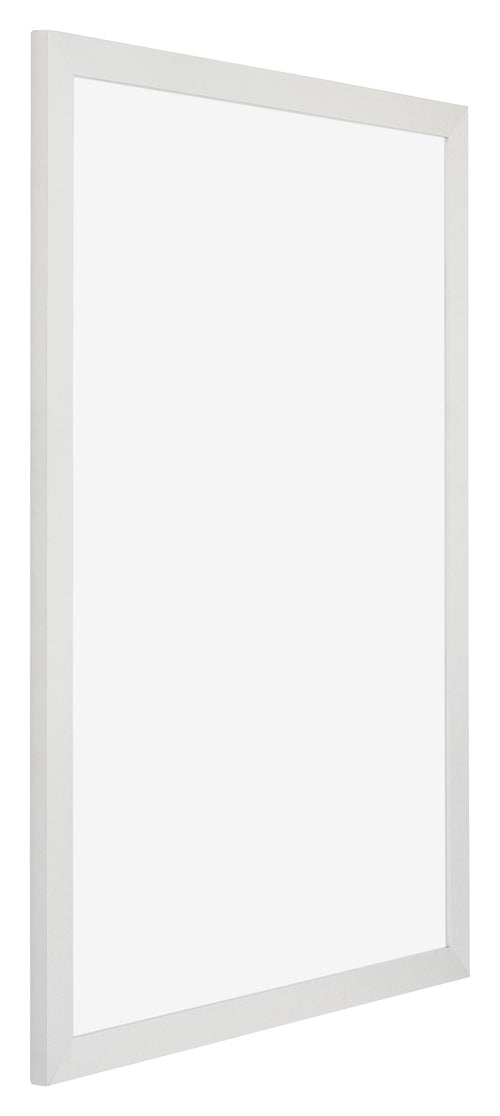 Mura MDF Photo Frame 21x29 7cm A4 White Matte Front Oblique | Yourdecoration.co.uk