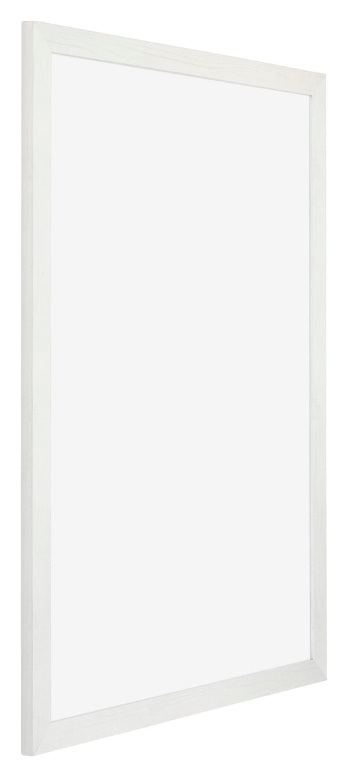 Mura MDF Photo Frame 21x29 7cm A4 White Wiped Front Oblique | Yourdecoration.co.uk