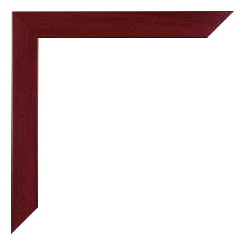 Mura MDF Photo Frame 21x29 7cm A4 Winered Wiped Detail Corner | Yourdecoration.co.uk
