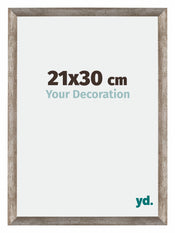 Mura MDF Photo Frame 21x30cm Metal Vintage Front Size | Yourdecoration.co.uk