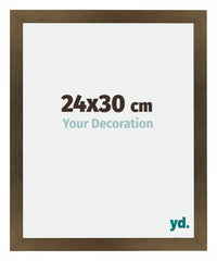 Mura MDF Photo Frame 24x30cm Bronze Design Front Size | Yourdecoration.co.uk