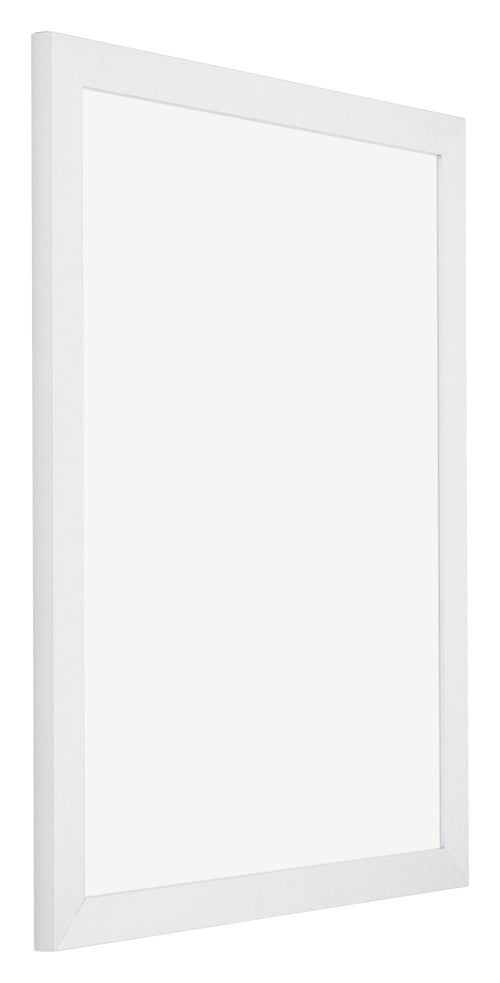 Mura MDF Photo Frame 24x30cm White High Gloss Front Oblique | Yourdecoration.co.uk