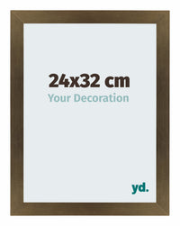 Mura MDF Photo Frame 24x32cm Bronze Design Front Size | Yourdecoration.co.uk