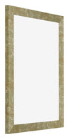 Mura MDF Photo Frame 24x32cm Gold Antique Front Oblique | Yourdecoration.co.uk
