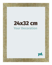 Mura MDF Photo Frame 24x32cm Gold Antique Front Size | Yourdecoration.co.uk