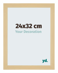Mura MDF Photo Frame 24x32cm Maple Decor Front Size | Yourdecoration.co.uk