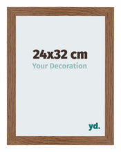 Mura MDF Photo Frame 24x32cm Oak Rustic Front Size | Yourdecoration.co.uk