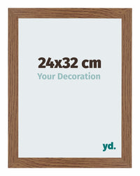 Mura MDF Photo Frame 24x32cm Oak Rustic Front Size | Yourdecoration.co.uk