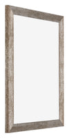 Mura MDF Photo Frame 24x32cm White Matte Front Oblique | Yourdecoration.co.uk