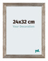 Mura MDF Photo Frame 24x32cm White Matte Front Size | Yourdecoration.co.uk