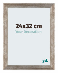 Mura MDF Photo Frame 24x32cm White Matte Front Size | Yourdecoration.co.uk