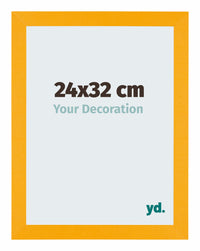 Mura MDF Photo Frame 24x32cm Yellow Front Size | Yourdecoration.co.uk