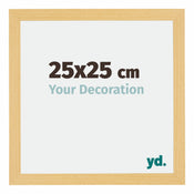 Mura MDF Photo Frame 25x25cm Beech Design Front Size | YourDesignation.co.uk