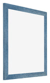 Mura MDF Photo Frame 25x25cm Bright Blue Swept Front Oblique | Yourdecoration.co.uk