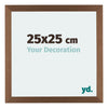 Mura MDF Photo Frame 25x25cm Copper Design Front Size | Yourdecoration.co.uk